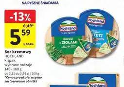 Intermarche Ser kremowy HOCHLAND krążek oferta