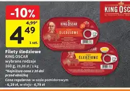 Intermarche Filety śledziowe King Oscar oferta