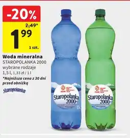 Intermarche Staropolanka 2000 Woda mineralna oferta