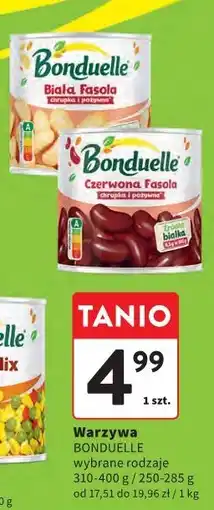 Intermarche Warzywa Bonduelle różne rodzaje oferta