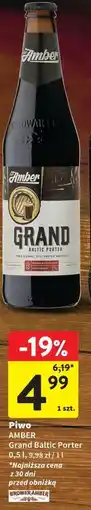 Intermarche Piwo AMBER Baltic Porter Grand oferta