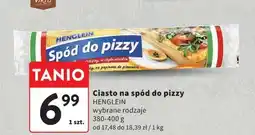 Intermarche Ciasto na spód do pizzy Henglein oferta
