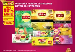 Biedronka Lipton Tea Bags (20-25 bags, various types) oferta