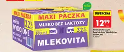 Biedronka Mleko UHT 3,2% bez laktozy Wydajone oferta