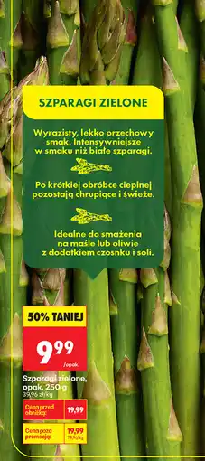 Biedronka Szparagi zielone (op. 250 g) oferta