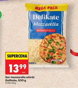 Biedronka Ser mozzarella wiórki Delikate oferta