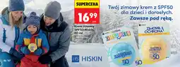 Biedronka Krem zimowy SPF50 Hiskin oferta