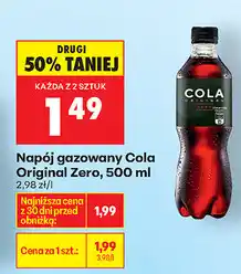 Biedronka Napój gazowany Cola Original Zero oferta