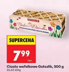 Biedronka Ciasto wafelokowe Gotszlik oferta