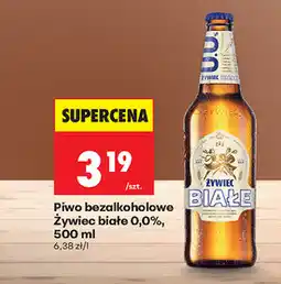 Biedronka Piwo bezalkoholowe Żywiec białe 0,0% oferta