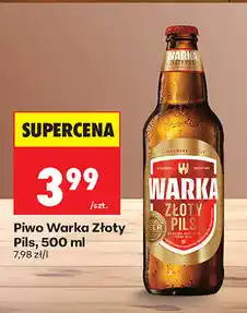 Biedronka Piwo Warka Złoty Pils oferta