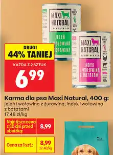 Biedronka Karma dla psa Maxi Natura oferta