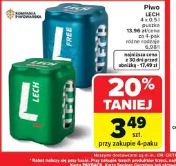 Carrefour Piwo Lech oferta