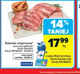 Carrefour Zeberka wieprzowe oferta