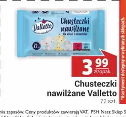 Nasz Sklep Valletto Chusteczki nawilżane oferta