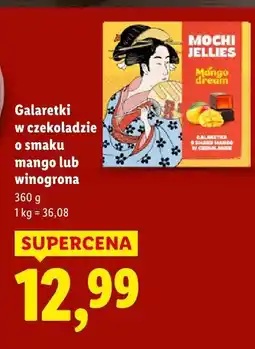 Lidl Galaretki w czekoladzie o smaku mango lub winogrona oferta