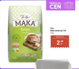 Dino Mąka żytnia typ 720 oferta