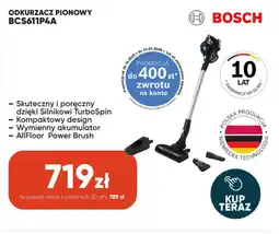 Max Elektro Bosch Odkurzacz pionowy BCS611P4A oferta