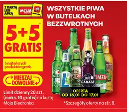 Biedronka Piwo w butelkach oferta