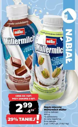 Netto Napój mleczny Müllermilch różne rodzaje oferta