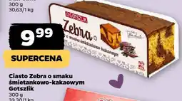 Netto Ciasto Zebra o smaku śmietankowo-kakaowym oferta