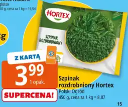 E.Leclerc Szpinak rozdrobniony Hortex Polski Ogród oferta