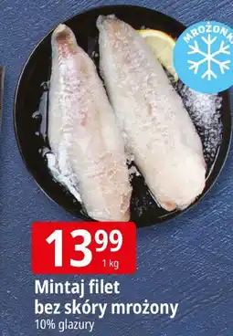 E.Leclerc Mintaj filet bez skóry mrożony 10% glazury oferta