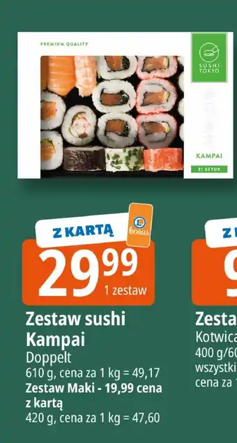E.Leclerc Zestaw sushi Kampai Doppelt oferta