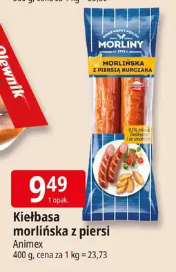 E.Leclerc Kiełbasa morlińska z piersi Animex oferta