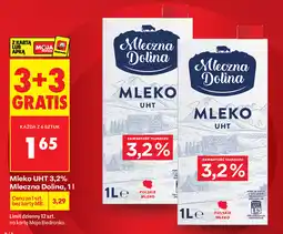 Biedronka Mleczna Dolina Mleko UHT 3,2% oferta