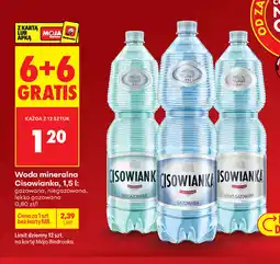 Biedronka Woda mineralna Cisowianka oferta
