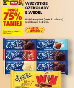 Biedronka E.Wedel czekolady oferta