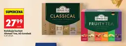 Biedronka Ahmad Tea Kolekcja herbat oferta