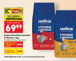 Biedronka Lavazza Kawa ziarnista E-Gusto oferta