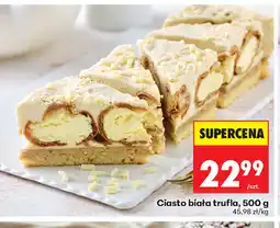 Biedronka Ciasto biała trufla oferta