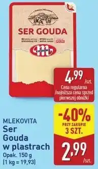 ALDI Mlekovita Ser Gouda w plastrach oferta