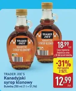 ALDI TRADER JOE'S Kanadyjski syrop klonowy oferta