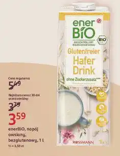 Rossmann Napój owsiany Enerbio oferta