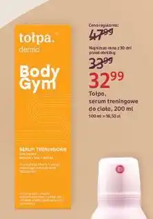Rossmann Treningowe serum do ciała Tołpa Dermo Body Gym oferta