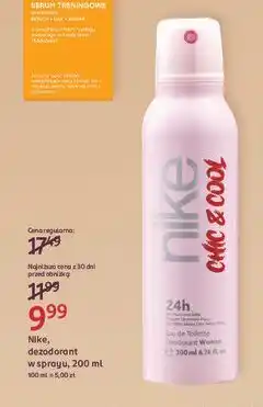 Rossmann Dezodorant Nike Chic & Cool oferta