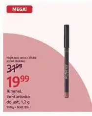 Rossmann Konturówka do ust cappuccino Rimmel Lasting Finish oferta