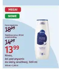 Rossmann Żel pod prysznic derma control Nivea oferta