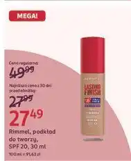 Rossmann Podkład breathable nr 200 soft beige Rimmel Lasting Finish oferta