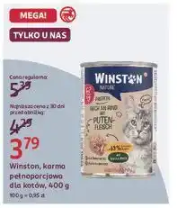 Rossmann Karma dla kota wołowina i indyk Winston Nature oferta