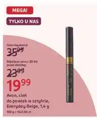 Rossmann Cień do powiek w kredce everday beige Avon Power Stay oferta