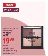 Rossmann Paleta cieni do powiek quattro Wibo oferta