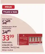 Rossmann Ampułki przeciw wypadaniu włosów Seboradin Forte oferta