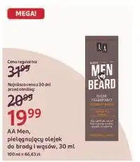 Rossmann Olejek do brody nawilżający Aa Men Beard oferta