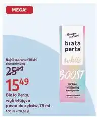 Rossmann Pasta do zębów white boost Biała Perła oferta