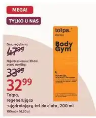 Rossmann Regenerująco-ujędrniający nocny żel do ciała Tołpa Dermo Body Gym oferta